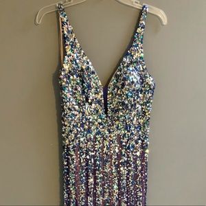 Sequin Formal Prom Gown